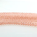 A5000#-2 Special Color Pink 32 Faceted Football Round Glass Beaded Curtains Crystal Pop Beads